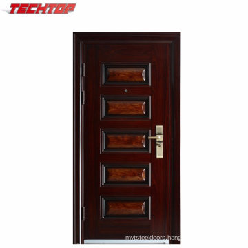 TPS-060 Egypt Market 4 Panel Steel Door Design